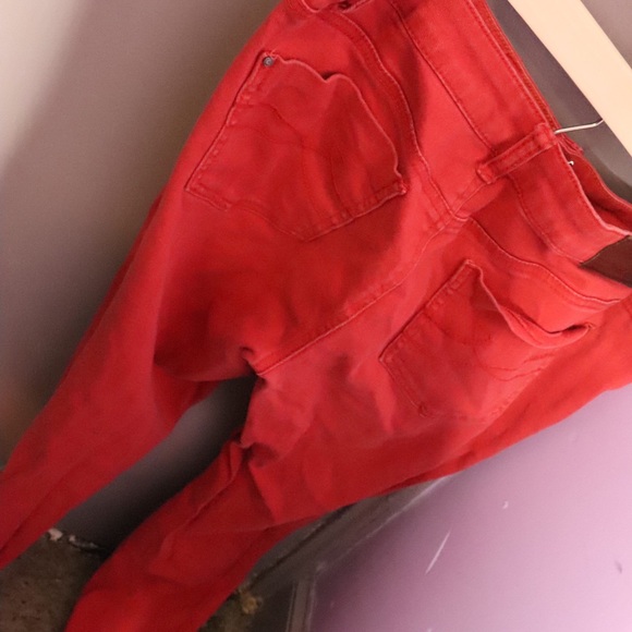 Red orange Jeans - Picture 3 of 3